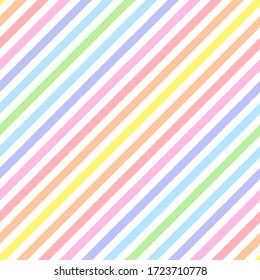 Diagonal rainbow stripes.ai Royalty Free Stock SVG Vector and Clip Art