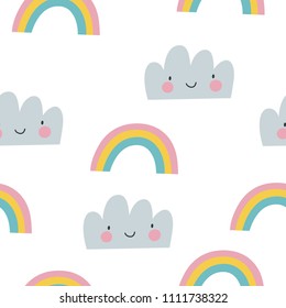 rainbow seamless pattern