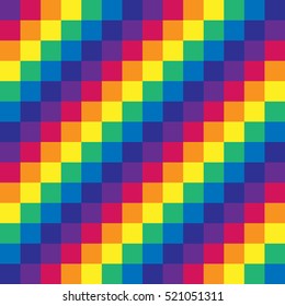 Rainbow seamless pattern. Rainbow abstract background. Rainbow vector colors.