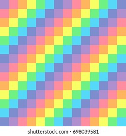 Rainbow seamless pattern. Rainbow abstract background. Rainbow vector colors.