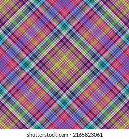 Patrón transparente del arcoiris con franjas diagonales de colores. Vector eps 10
