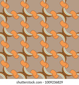 Rainbow seamless pattern. Rainbows design for textile, interior design, linens, etc. Cute abstract kids background.