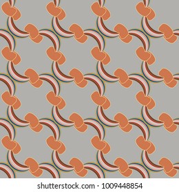 Rainbow seamless pattern. Rainbows design for textile, interior design, linens, etc. Cute abstract kids background.