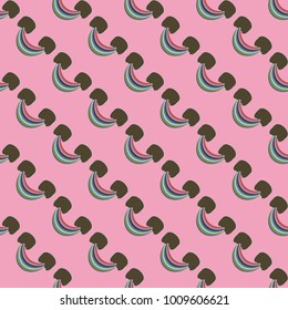 Rainbow seamless pattern. Rainbows design for textile, interior design, linens, etc. Cute abstract kids background.
