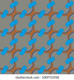 Rainbow seamless pattern. Rainbows design for textile, interior design, linens, etc. Cute abstract kids background.
