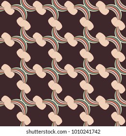 Rainbow seamless pattern. Rainbows design for textile, interior design, linens, etc. Cute abstract kids background.