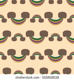 Rainbow seamless pattern. Rainbows design for textile, interior design, linens, etc. Cute abstract kids background.