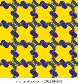 Rainbow seamless pattern. Rainbows design for textile, interior design, linens, etc. Cute abstract kids background.