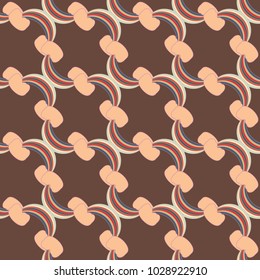 Rainbow seamless pattern. Rainbows design for textile, interior design, linens, etc. Cute abstract kids background.