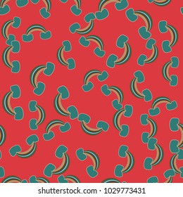 Rainbow seamless pattern. Rainbows design for textile, interior design, linens, etc. Cute abstract kids background.