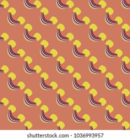 Rainbow seamless pattern. Rainbows design for textile, interior design, linens, etc. Cute abstract kids background.