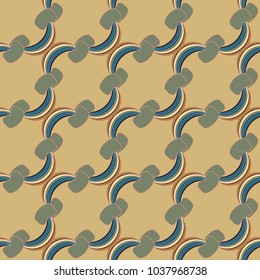 Rainbow seamless pattern. Rainbows design for textile, interior design, linens, etc. Cute abstract kids background.