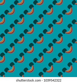 Rainbow seamless pattern. Rainbows design for textile, interior design, linens, etc. Cute abstract kids background.