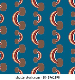 Rainbow seamless pattern. Rainbows design for textile, interior design, linens, etc. Cute abstract kids background.