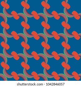 Rainbow seamless pattern. Rainbows design for textile, interior design, linens, etc. Cute abstract kids background.