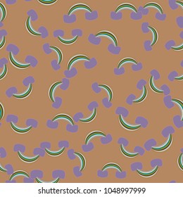 Rainbow seamless pattern. Rainbows design for textile, interior design, linens, etc. Cute abstract kids background.