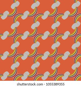 Rainbow seamless pattern. Rainbows design for textile, interior design, linens, etc. Cute abstract kids background.