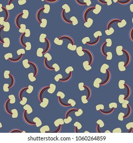 Rainbow seamless pattern. Rainbows design for textile, interior design, linens, etc. Cute abstract kids background.