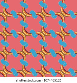 Rainbow seamless pattern. Rainbows design for textile, interior design, linens, etc. Cute abstract kids background.