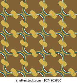 Rainbow seamless pattern. Rainbows design for textile, interior design, linens, etc. Cute abstract kids background.