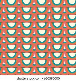 Rainbow seamless pattern. Rainbows design for textile, interior design, linens, etc. Cute abstract kids background.
