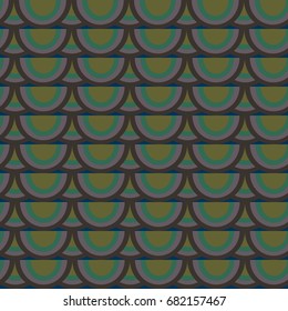 Rainbow seamless pattern. Rainbows design for textile, interior design, linens, etc. Cute abstract kids background.