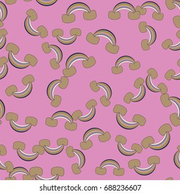 Rainbow seamless pattern. Rainbows design for textile, interior design, linens, etc. Cute abstract kids background.