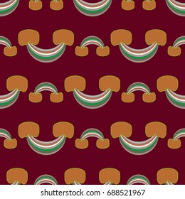 Rainbow seamless pattern. Rainbows design for textile, interior design, linens, etc. Cute abstract kids background.