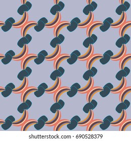 Rainbow seamless pattern. Rainbows design for textile, interior design, linens, etc. Cute abstract kids background.
