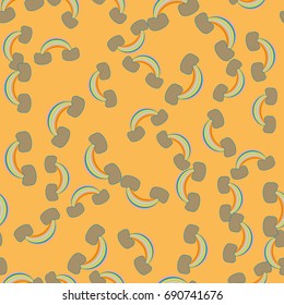 Rainbow seamless pattern. Rainbows design for textile, interior design, linens, etc. Cute abstract kids background.