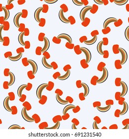 Rainbow seamless pattern. Rainbows design for textile, interior design, linens, etc. Cute abstract kids background.