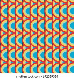 Rainbow seamless pattern. Rainbows design for textile, interior design, linens, etc. Cute abstract kids background.