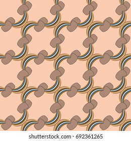 Rainbow seamless pattern. Rainbows design for textile, interior design, linens, etc. Cute abstract kids background.