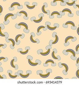 Rainbow seamless pattern. Rainbows design for textile, interior design, linens, etc. Cute abstract kids background.