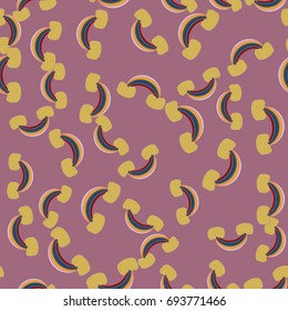 Rainbow seamless pattern. Rainbows design for textile, interior design, linens, etc. Cute abstract kids background.