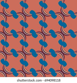 Rainbow seamless pattern. Rainbows design for textile, interior design, linens, etc. Cute abstract kids background.