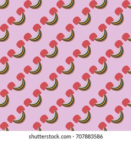 Rainbow seamless pattern. Rainbows design for textile, interior design, linens, etc. Cute abstract kids background.