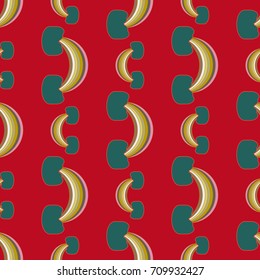 Rainbow seamless pattern. Rainbows design for textile, interior design, linens, etc. Cute abstract kids background.