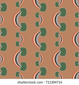 Rainbow seamless pattern. Rainbows design for textile, interior design, linens, etc. Cute abstract kids background.