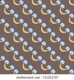 Rainbow seamless pattern. Rainbows design for textile, interior design, linens, etc. Cute abstract kids background.