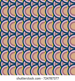 Rainbow seamless pattern. Rainbows design for textile, interior design, linens, etc. Cute abstract kids background.