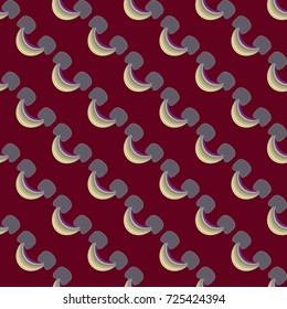 Rainbow seamless pattern. Rainbows design for textile, interior design, linens, etc. Cute abstract kids background.