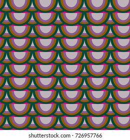 Rainbow seamless pattern. Rainbows design for textile, interior design, linens, etc. Cute abstract kids background.