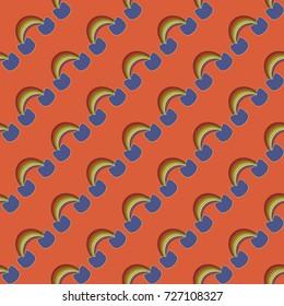 Rainbow seamless pattern. Rainbows design for textile, interior design, linens, etc. Cute abstract kids background.