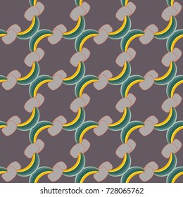 Rainbow seamless pattern. Rainbows design for textile, interior design, linens, etc. Cute abstract kids background.