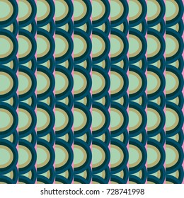 Rainbow seamless pattern. Rainbows design for textile, interior design, linens, etc. Cute abstract kids background.