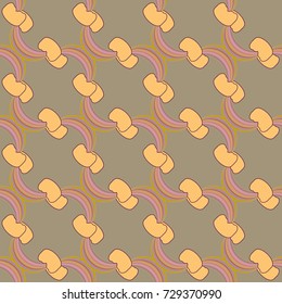 Rainbow seamless pattern. Rainbows design for textile, interior design, linens, etc. Cute abstract kids background.