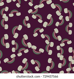 Rainbow seamless pattern. Rainbows design for textile, interior design, linens, etc. Cute abstract kids background.