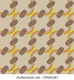 Rainbow seamless pattern. Rainbows design for textile, interior design, linens, etc. Cute abstract kids background.
