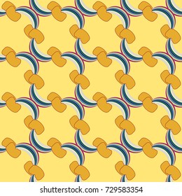 Rainbow seamless pattern. Rainbows design for textile, interior design, linens, etc. Cute abstract kids background.